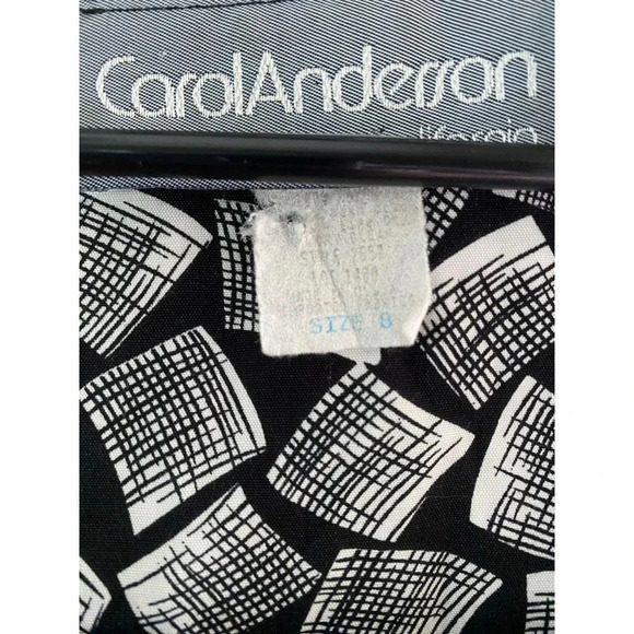 Carol Anderson California Women's Half Sleeve Fit & Flare Midi Dress Size 8 - Picture 3 of 4